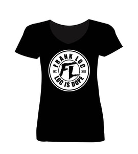 Loc is Dope Women's V-Neck - Black